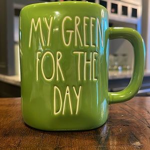 Rae Dunn “My Green For The Day” Mug